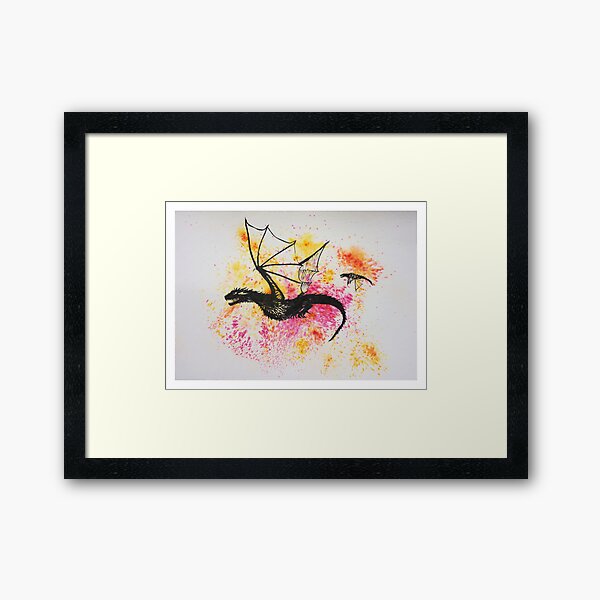 Dragons of Morning Framed Art Print
