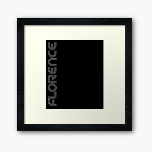Item preview, Florence Vertical Text designed and sold by designkitsch.