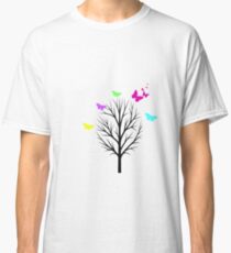 Butterfly Colour Burst Classic T-Shirt