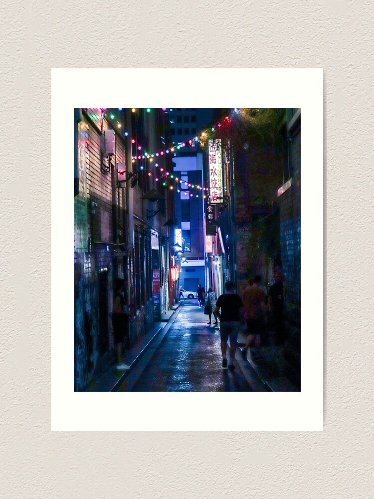 Dystopian Aesthetic Alleyway Art Print By Jackevansimages Redbubble