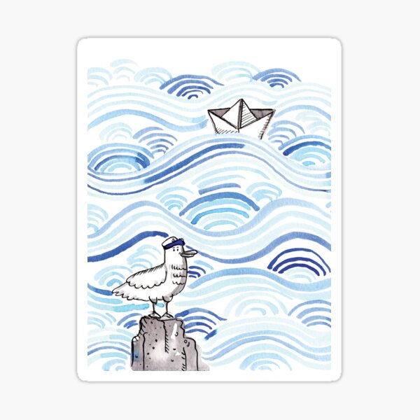 Seagull Sticker