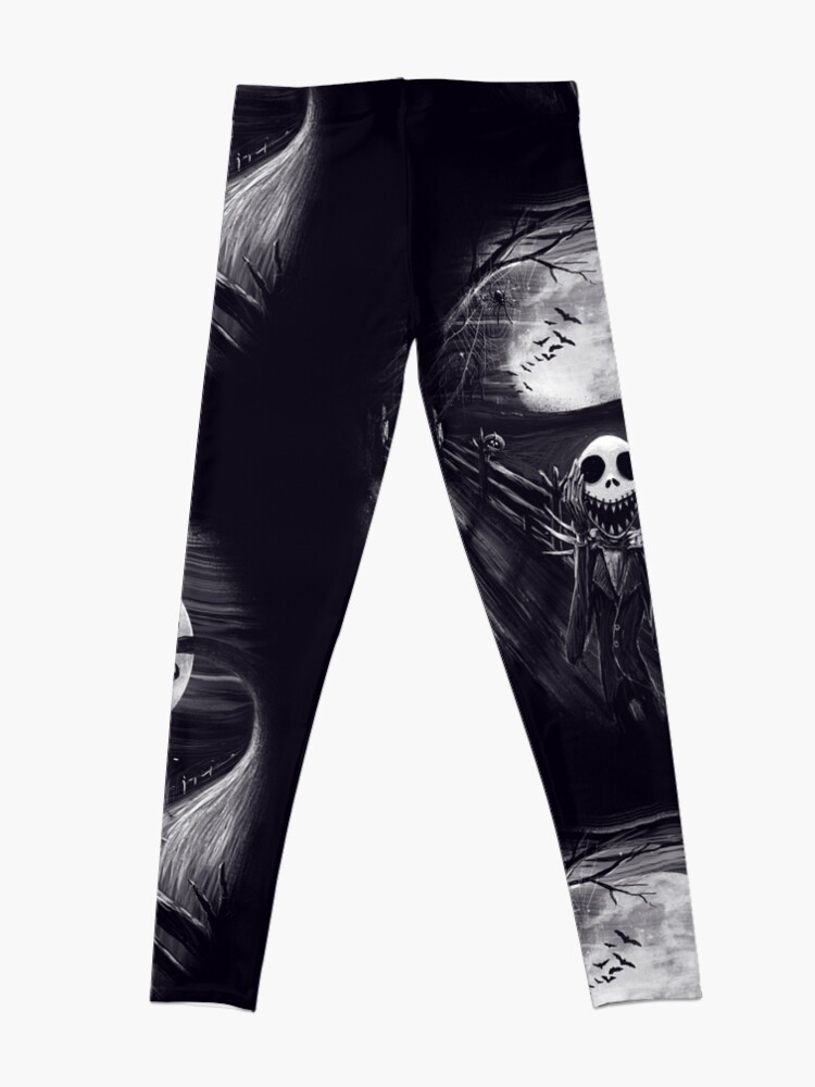 Thumbnail 4 of 5, Leggings, The Scream Before Christmas designed and sold by nicebleed.