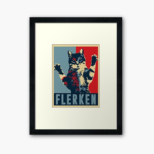 Flerken Framed Art Print