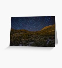 Star Trails Greeting Card
