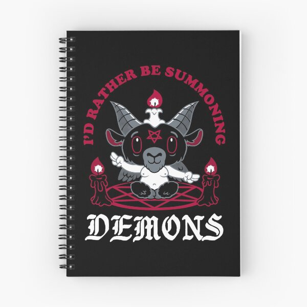 Item preview, I'd Rather Be Summoning Demons - Funny Baphomet Occult Goth designed and sold by Nemons.