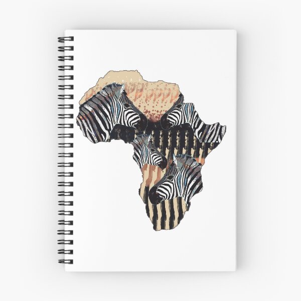 Item preview, Zebras dark on Africa map designed and sold by Againstallodds.