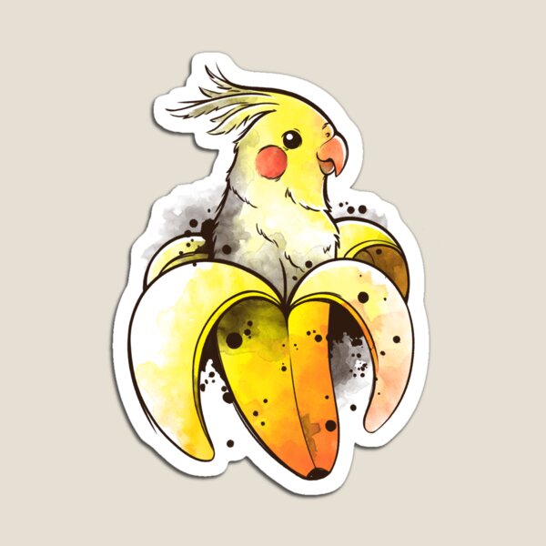 Item preview, Banana parrot designed and sold by NemiMakeit.