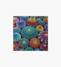 Jewel Drop Mandala Stone Collection #1 Art Board