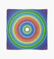 Happy Rainbow Mandala Scarf