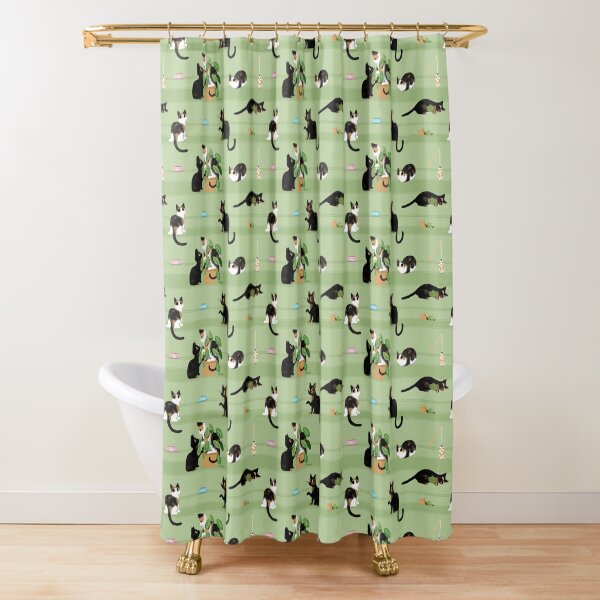 ★ Spooky and Dally ★ Shower Curtain
