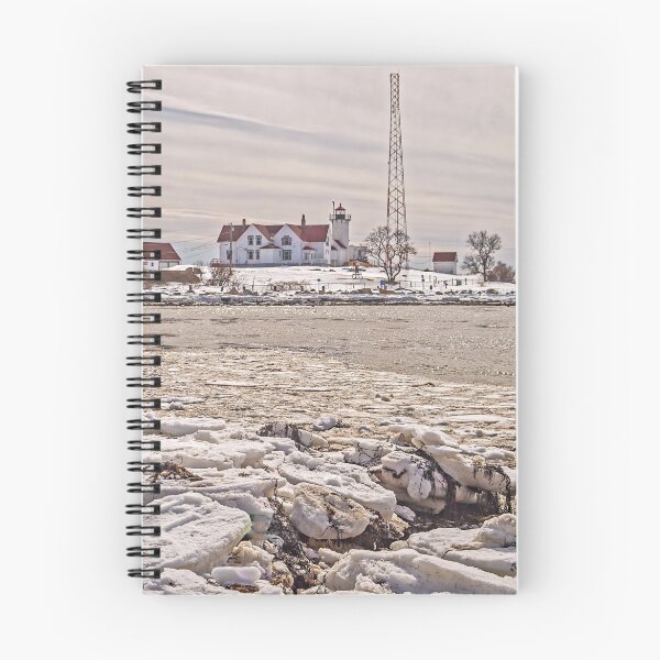 Item preview, Eastern Point Light on a Winter's day designed and sold by TonyCrehan.
