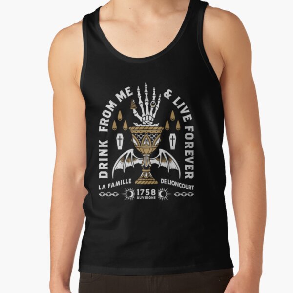 Drink From Me - Lestat Vampire - Gothic Quote Tank Top