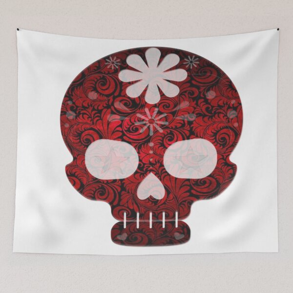 Item preview, Skull Head Damask designed and sold by leen12 Art Designs Prints.