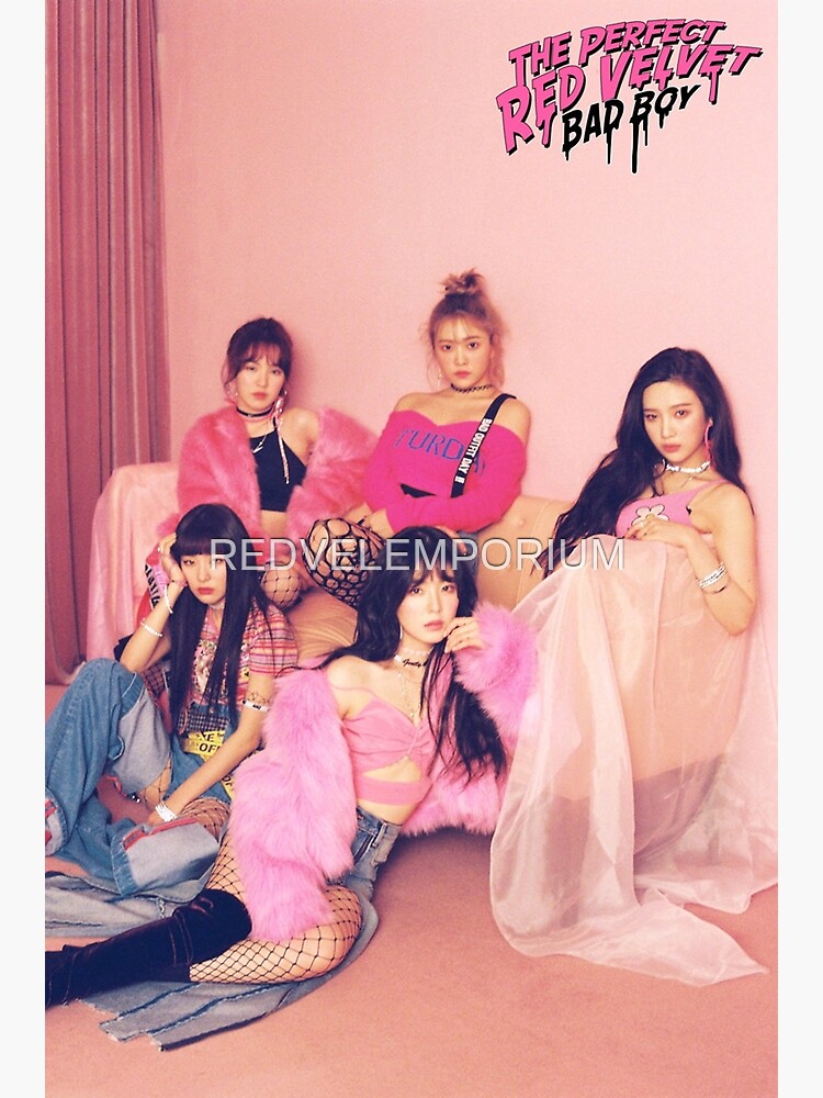 "RED VELVET BAD BOY" Poster for Sale by REDVELEMPORIUM Redbubble