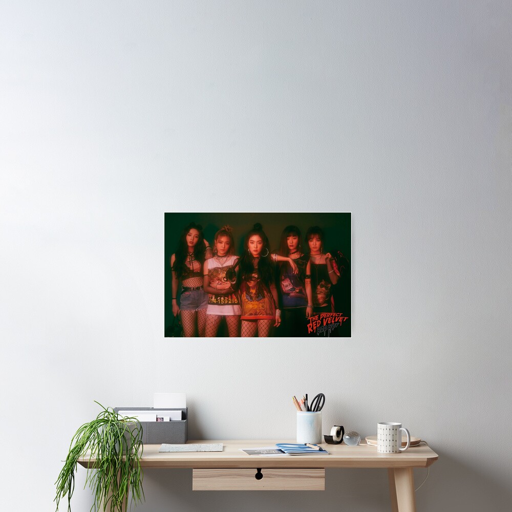 "RED VELVET BAD BOY" Poster for Sale by REDVELEMPORIUM Redbubble