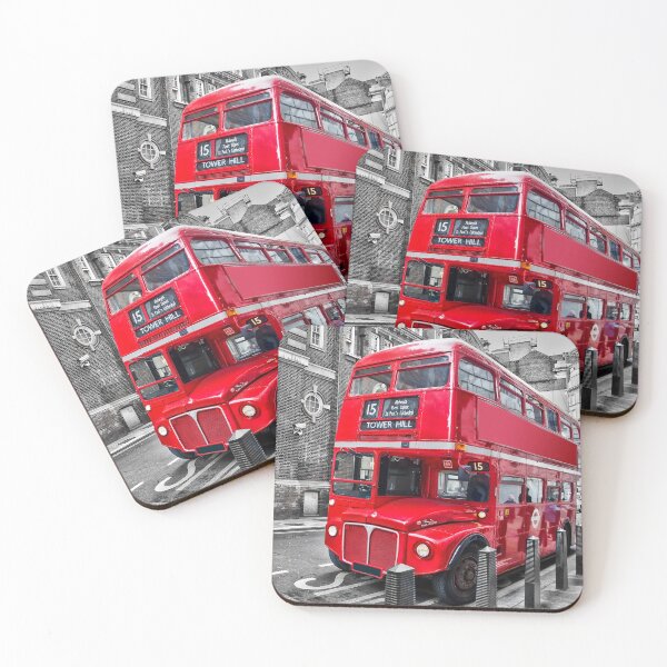 Item preview, Vintage bus in London designed and sold by Delphimages Art.