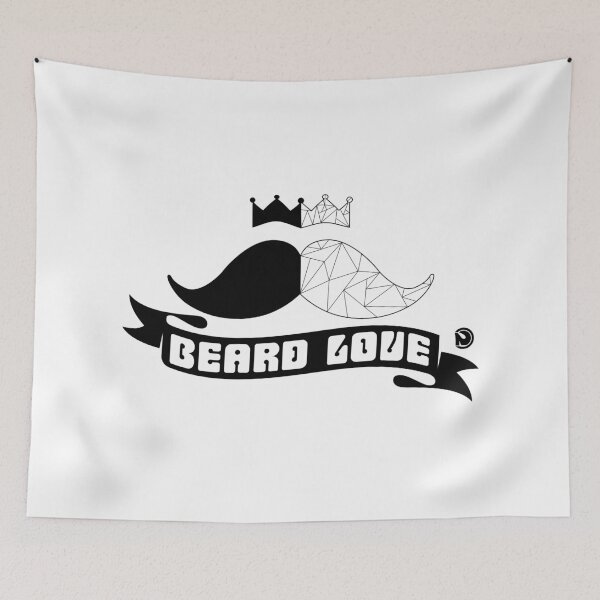 Item preview, Beard Love 2 Black Version designed and sold by netrok.