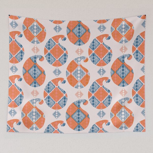 Item preview,  Hand drawn paisley motif illustration. designed and sold by Limolida.