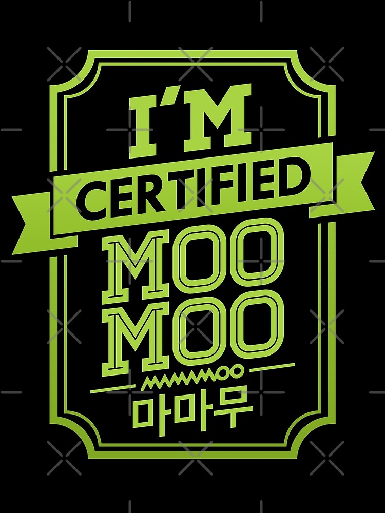 Certified MOOMOO - MAMAMOO Greeting Card for Sale by skeletonvenus