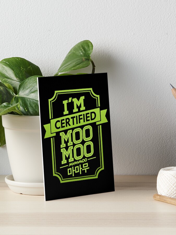 Certified MOOMOO - MAMAMOO Greeting Card for Sale by skeletonvenus