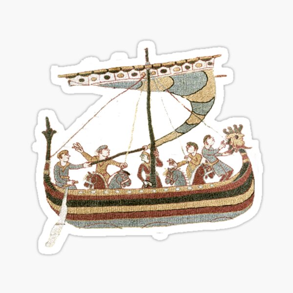 Item preview, Norman ship after the Bayeux tapestry designed and sold by PasseurdeTemps.