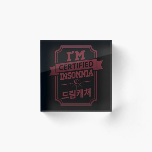 INSOMNIO certificado - DREAMCATCHER Bloque acrílico