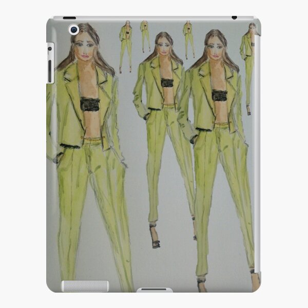 Green Suit Fashion Painting Modaodaradosti iPad Snap Case
