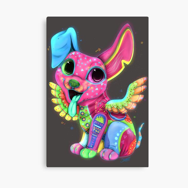 You are crazy colorful Dante Coco Canvas Print