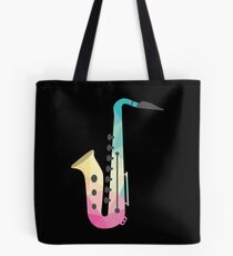 Low Poly Saxophone Shirt Saxophone Player Gift Musician Tee Tote Bag