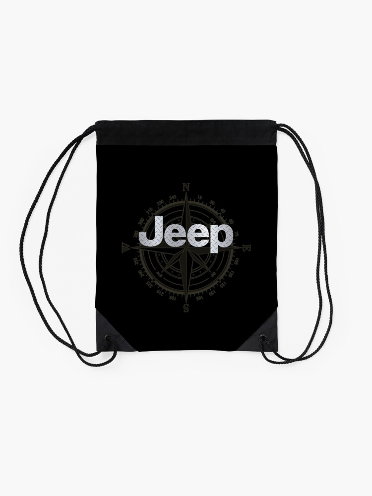 Alternate view of Jeep Diamond Plate Drawstring Bag