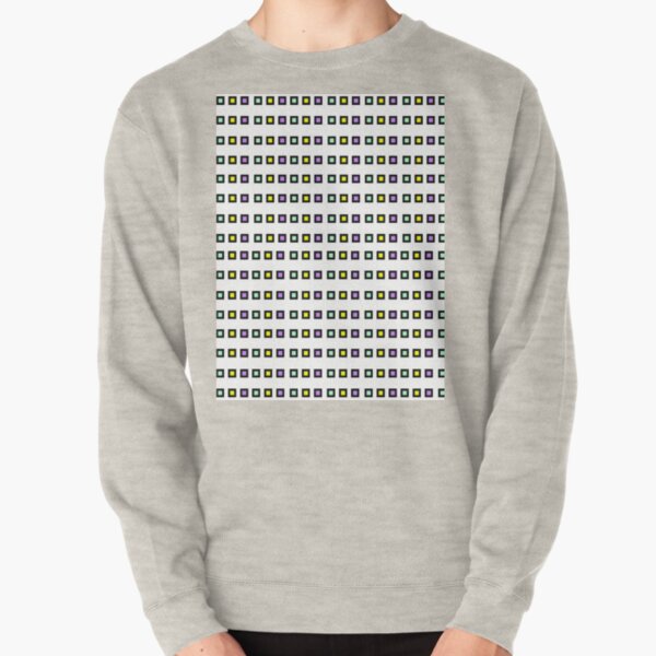 Tiles - Multi-colored Pullover Sweatshirt