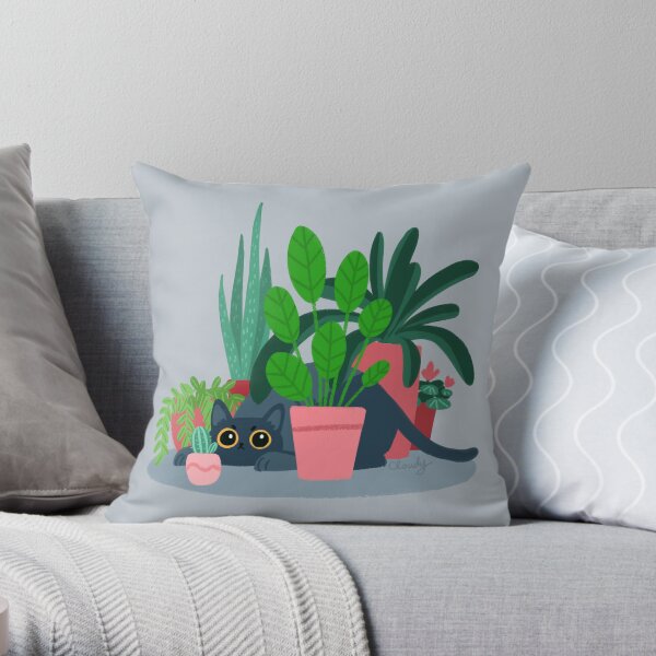 House panther Throw Pillow