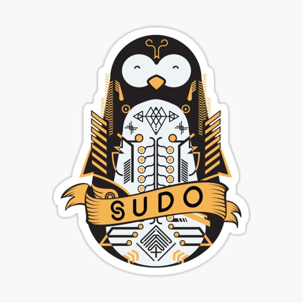 Sudo (colored) Sticker