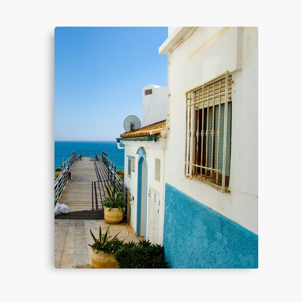 Cat Pier At Albufeira Canvas Print