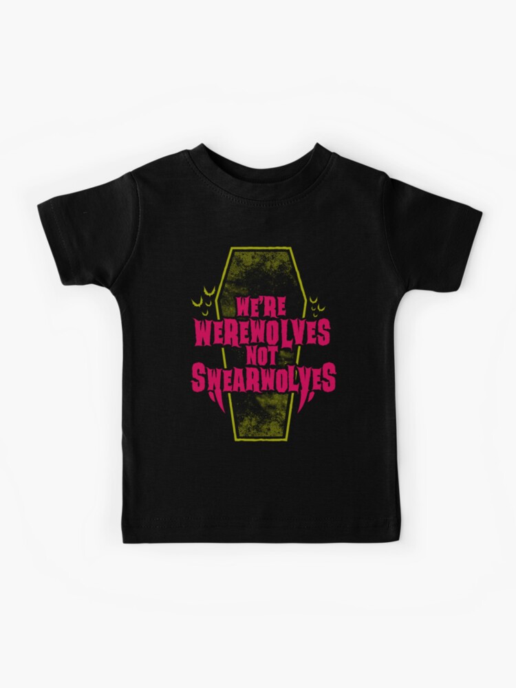 Werewolves Not Swearwolves - Funny Goth Coffin Shirt Werewolves Not Swearwolves - Funny Goth Coffin Shirt