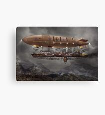 Steampunk - Blimp - Airship Maximus Canvas Print