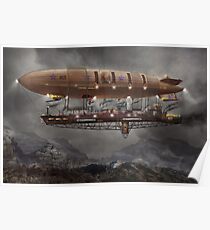 Steampunk - Blimp - Airship Maximus Poster