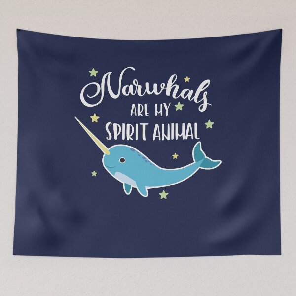 Item preview, Narwhals Are My Spirit Animal designed and sold by jaygo.