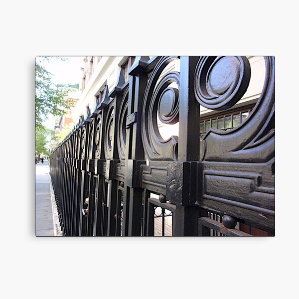wrought iron gate Canvas Print