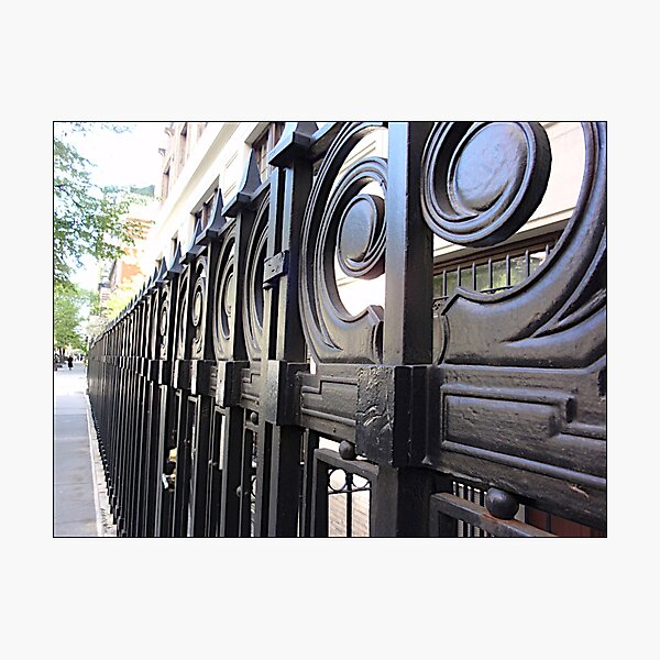 wrought iron gate Photographic Print