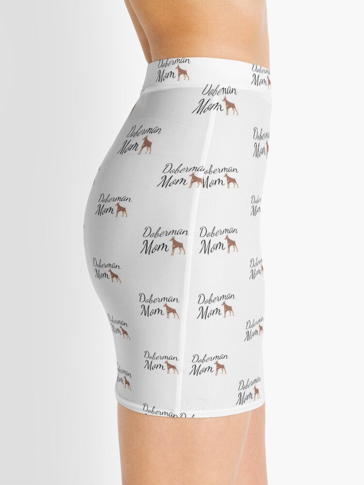 Alternate view of Doberman Mom Mini Skirt