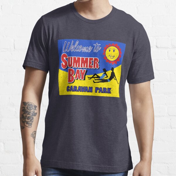 Retro Home And Away Summer Bay Caravan Park Essential T-Shirt