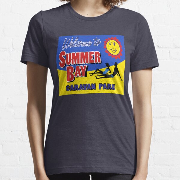 Retro Home And Away Summer Bay Caravan Park Essential T-Shirt