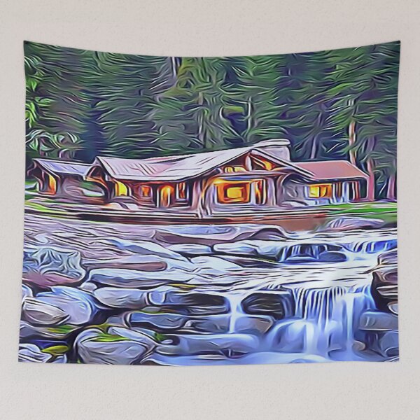 Item preview, Mountain Cabin designed and sold by Sunleil.