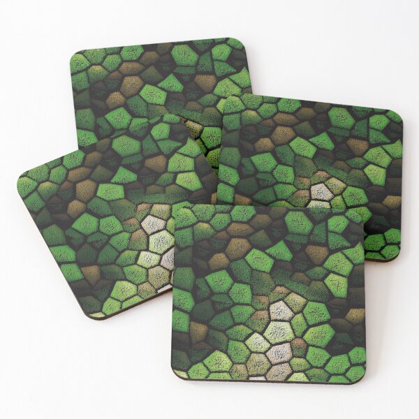 Item preview, Bright Green Scale Pattern designed and sold by Dusalty.