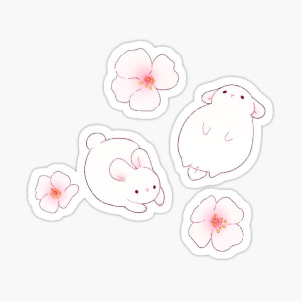 Item preview, Sakura Bunnies designed and sold by birbseeds.