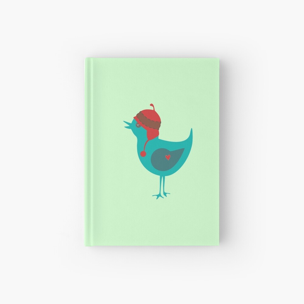Cute Bird Hardcover Journal