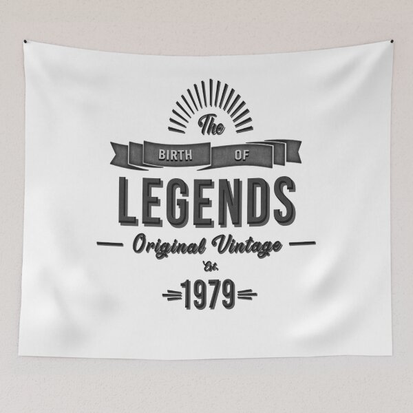 Item preview, Born 1979 - Funny Legends 40th Birthday T-Shirt designed and sold by Dubbra.
