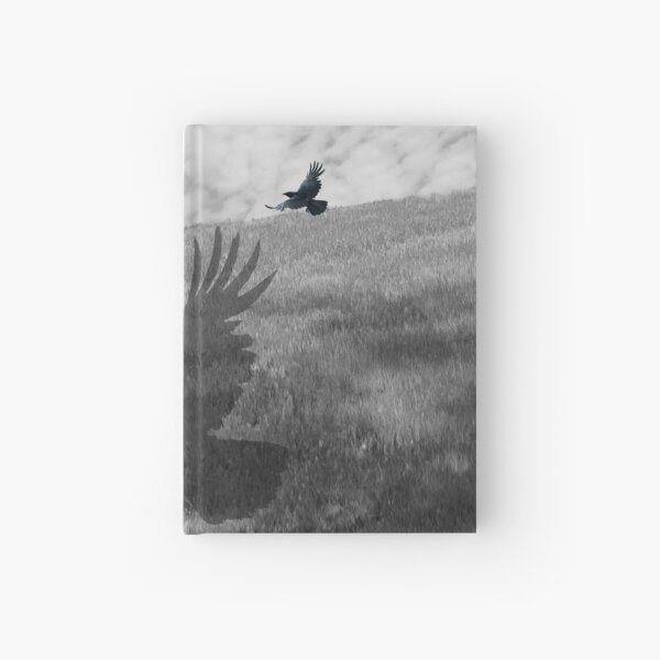Item preview, Black and White Crow Bird Raven Flying Flight Contemporary Art A556 designed and sold by byNicol.