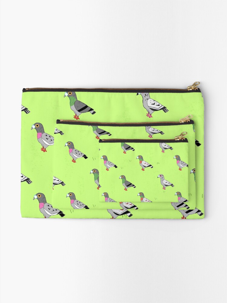 Alternate view of Pigeon Party Zipper Pouch